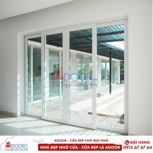 cửa lùa nhựa lõi thép