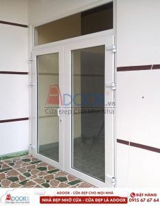 cửa nhựa lõi thép 2 cánh