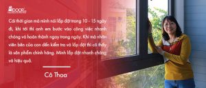 cảm nhận của khách hàng về adoor