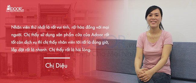 cảm nhận của khách hàng về adoor