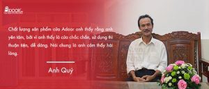 cảm nhận của khách hàng về adoor