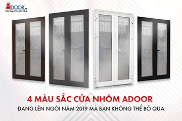 màu cửa nhôm Adoor