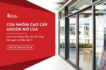 cửa nhôm mở lùa Adoor