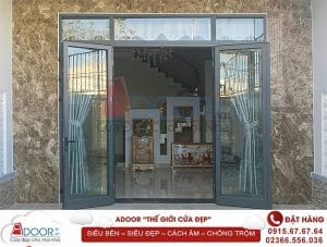 Cửa nhôm kính mở quay