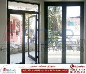 Cửa nhôm Xingfa 2 cánh hiện đại