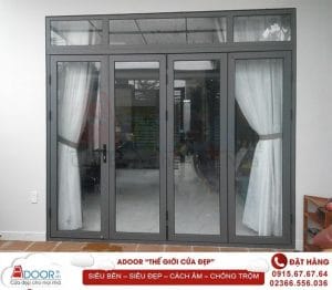 Cửa nhôm Xingfa được gia công tỉ mỉ từng chi tiết mang lại vẻ đẹp sang trọng cho ngôi nhà