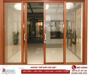 Mẫu cửa nhôm kính đẹp cho không gian thoáng đãng hơn