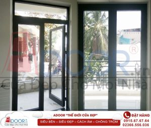 Mẫu cửa nhôm Xingfa mở quay