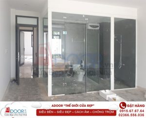 Vách kính tại không gian nhà vệ sinh, phòng tắm
