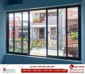 Cửa sổ nhôm Xingfa mở trượt