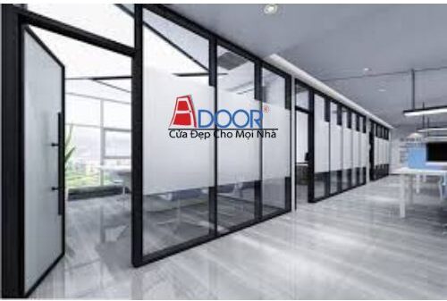 Vách kính ngăn phòng nhôm xingfa nhập khẩu Quảng Đông