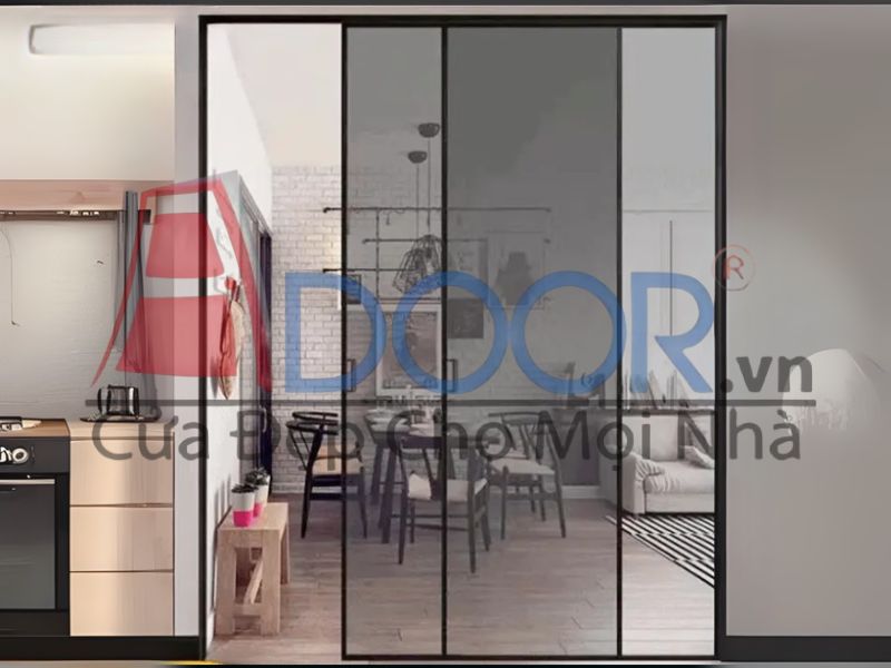 Giá cửa nhôm slim trượt
