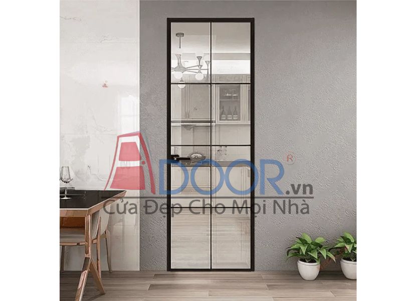 Mẫu cửa nhôm Slim mở quay Adoor