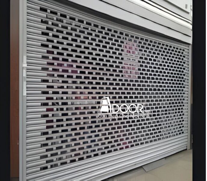 Mẫu cửa cuốn khe thoáng nan đột lỗ